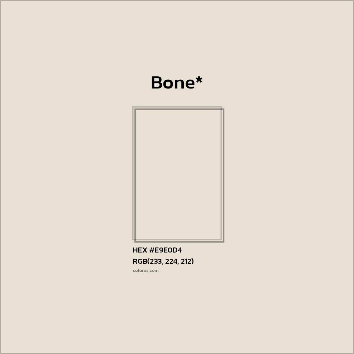 HEX #E9E0D4 Color Name, Color Code, Palettes, Similar Paints, Images