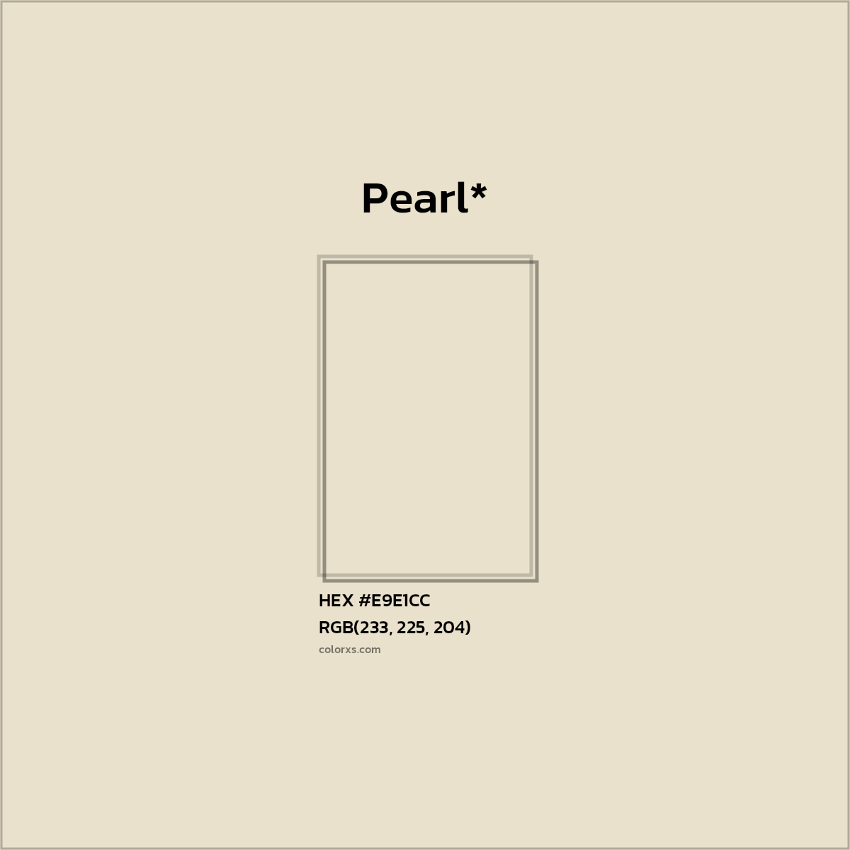 HEX #E9E1CC Color Name, Color Code, Palettes, Similar Paints, Images