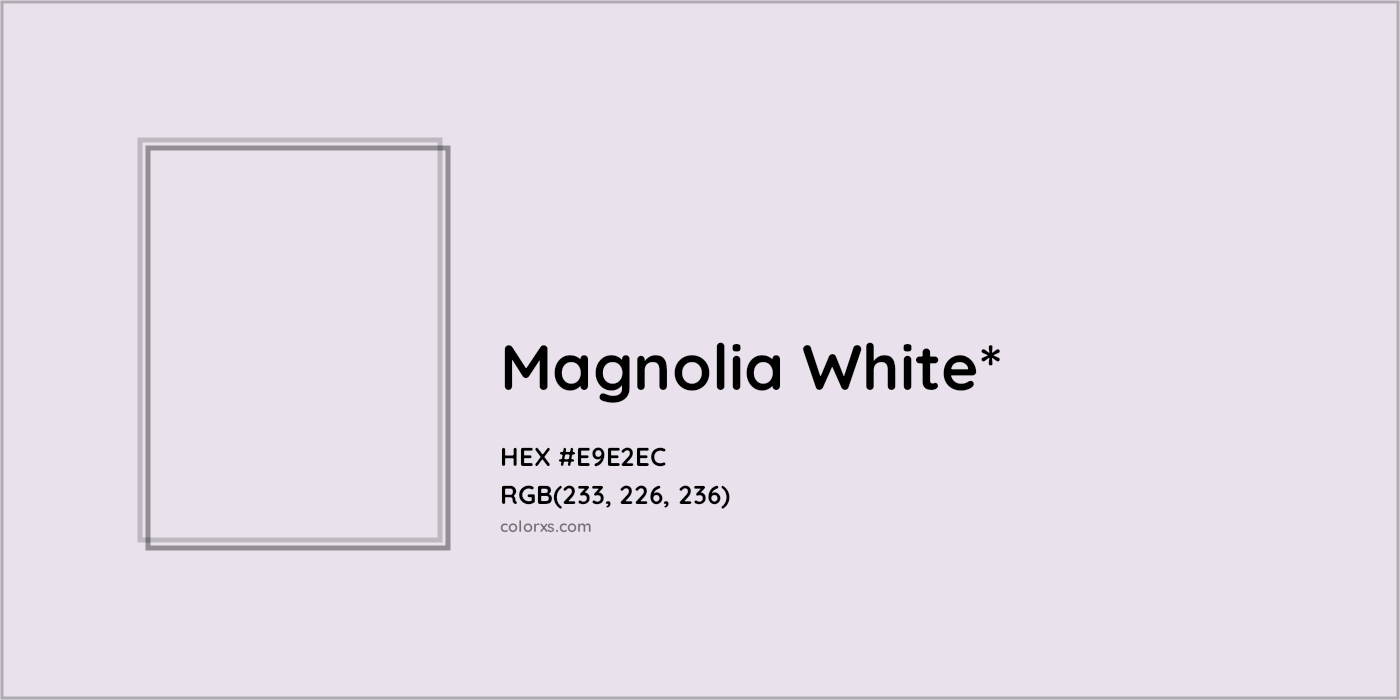 HEX #E9E2EC Color Name, Color Code, Palettes, Similar Paints, Images