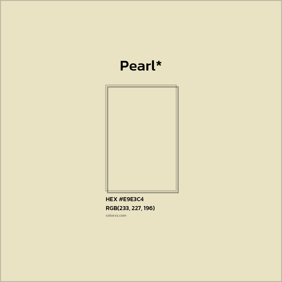 HEX #E9E3C4 Color Name, Color Code, Palettes, Similar Paints, Images