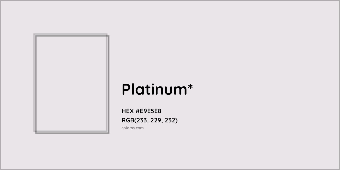 HEX #E9E5E8 Color Name, Color Code, Palettes, Similar Paints, Images