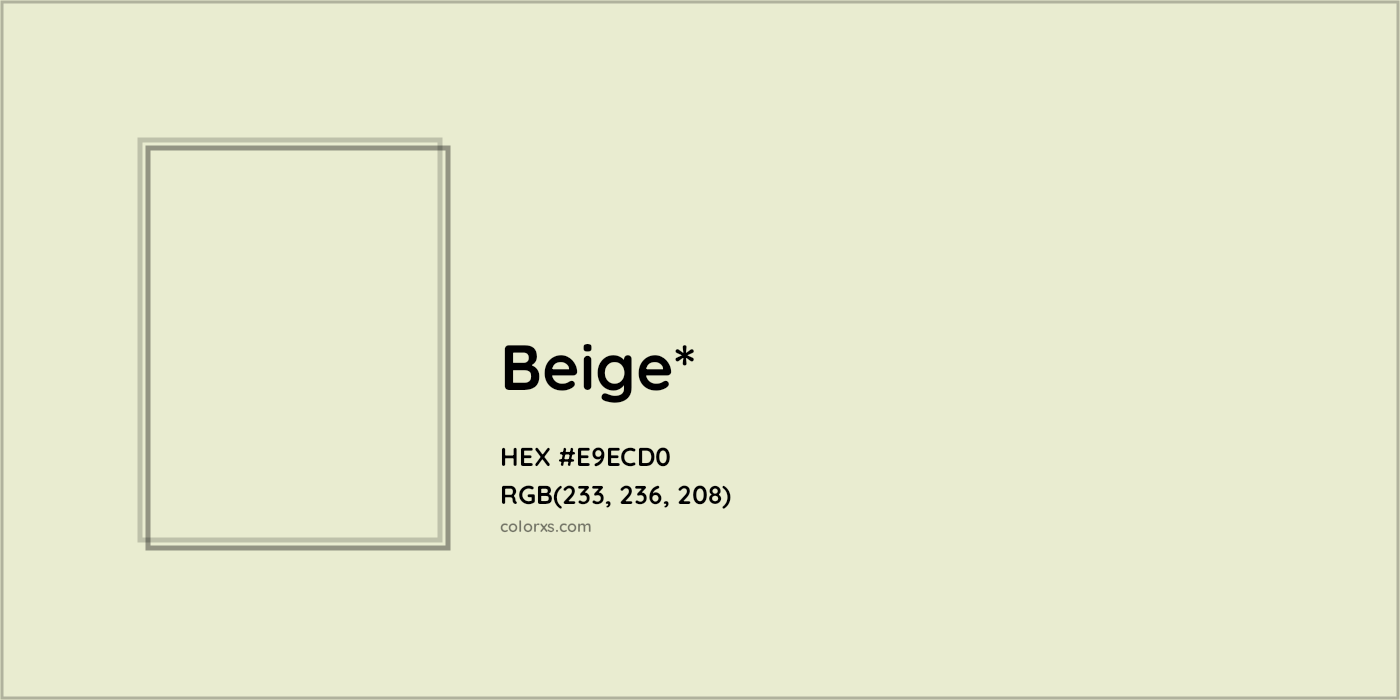 HEX #E9ECD0 Color Name, Color Code, Palettes, Similar Paints, Images