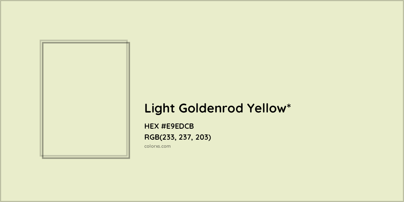 HEX #E9EDCB Color Name, Color Code, Palettes, Similar Paints, Images