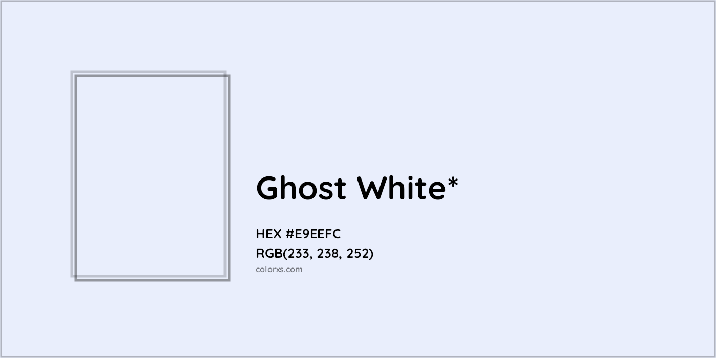 HEX #E9EEFC Color Name, Color Code, Palettes, Similar Paints, Images
