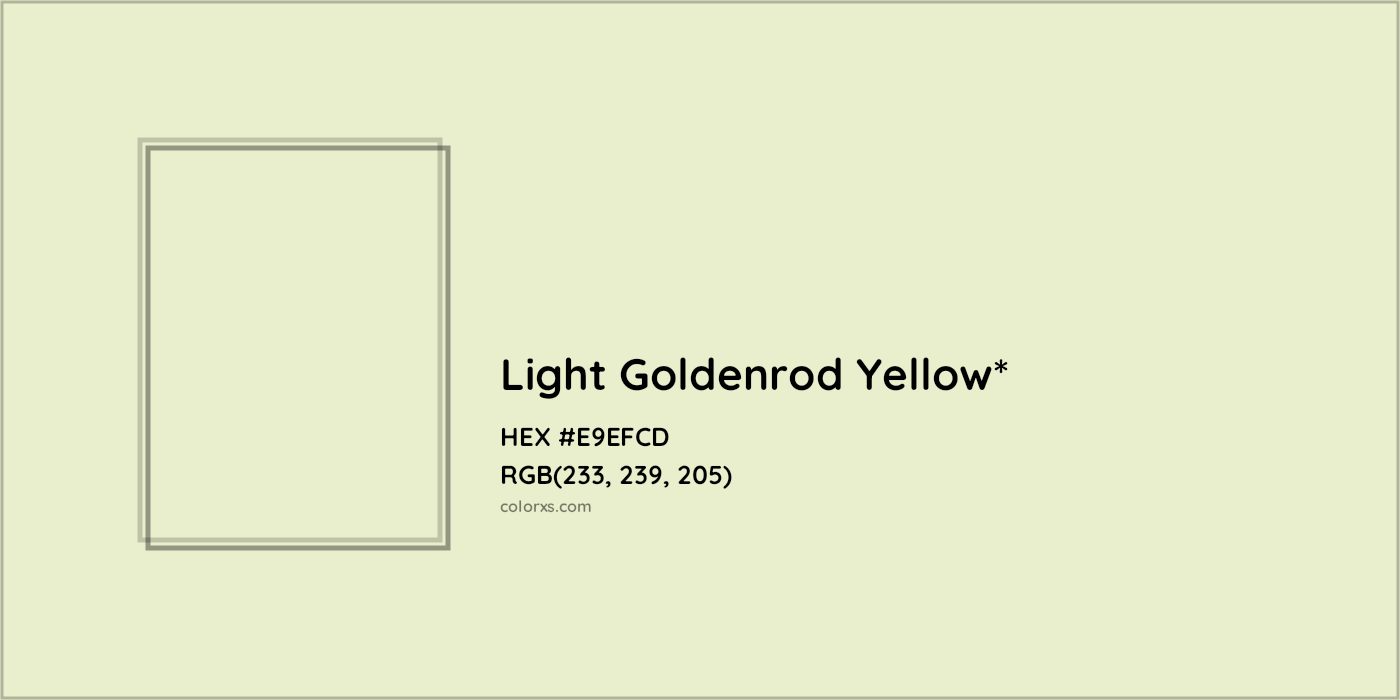 HEX #E9EFCD Color Name, Color Code, Palettes, Similar Paints, Images