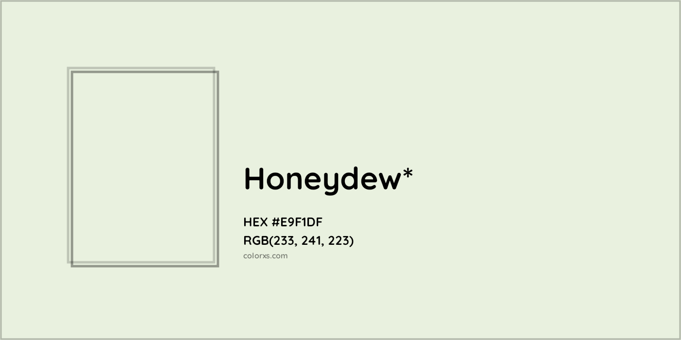 HEX #E9F1DF Color Name, Color Code, Palettes, Similar Paints, Images