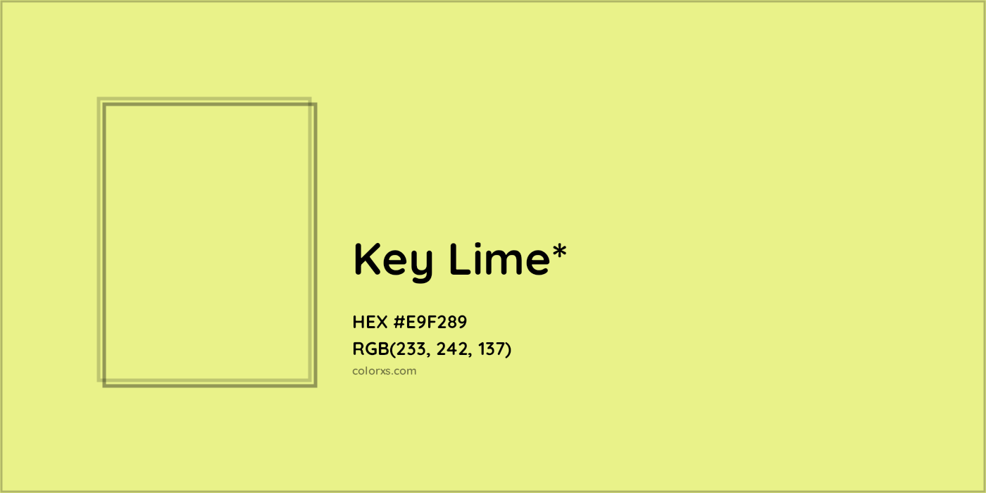 HEX #E9F289 Color Name, Color Code, Palettes, Similar Paints, Images
