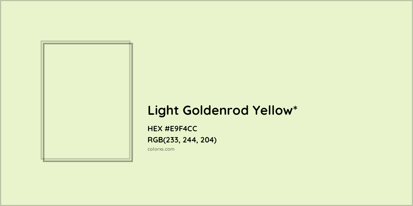 HEX #E9F4CC Color Name, Color Code, Palettes, Similar Paints, Images
