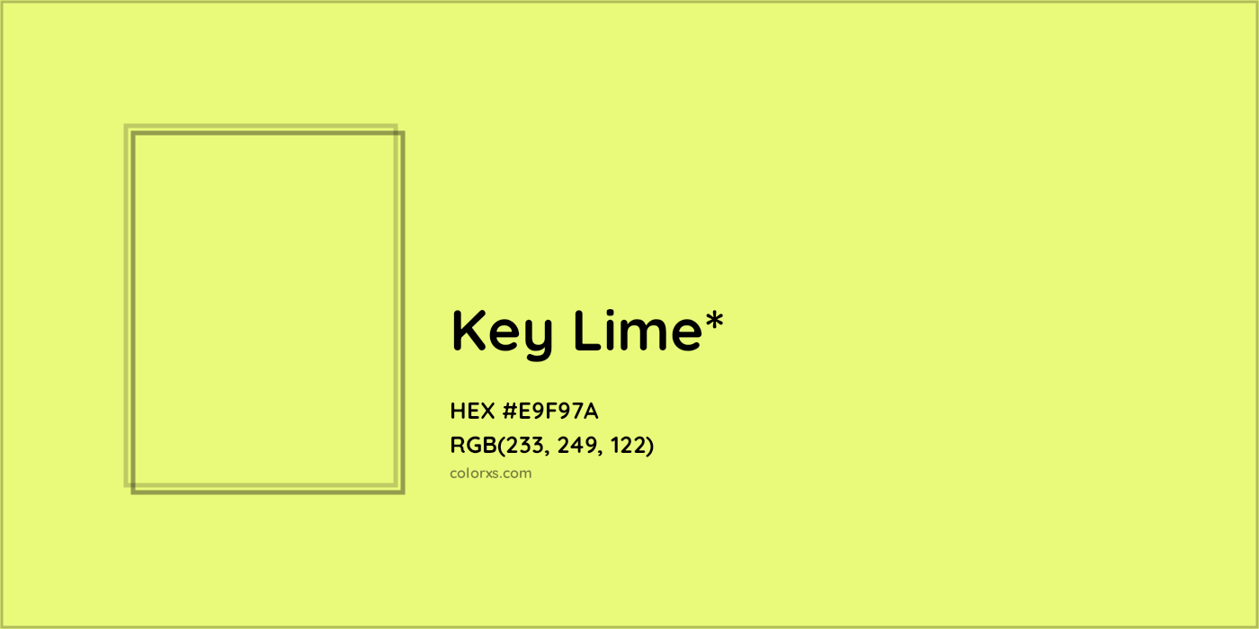 HEX #E9F97A Color Name, Color Code, Palettes, Similar Paints, Images
