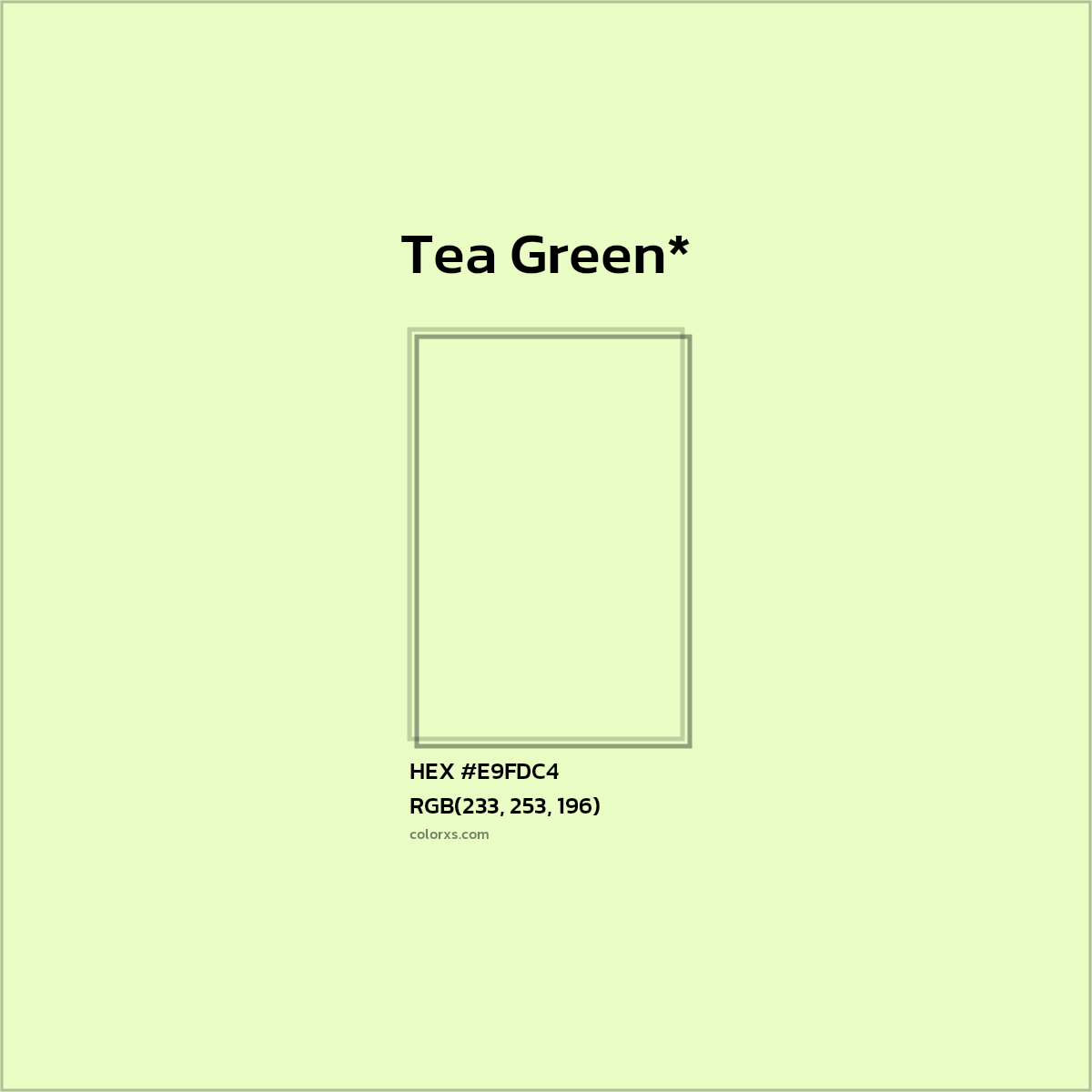 HEX #E9FDC4 Color Name, Color Code, Palettes, Similar Paints, Images