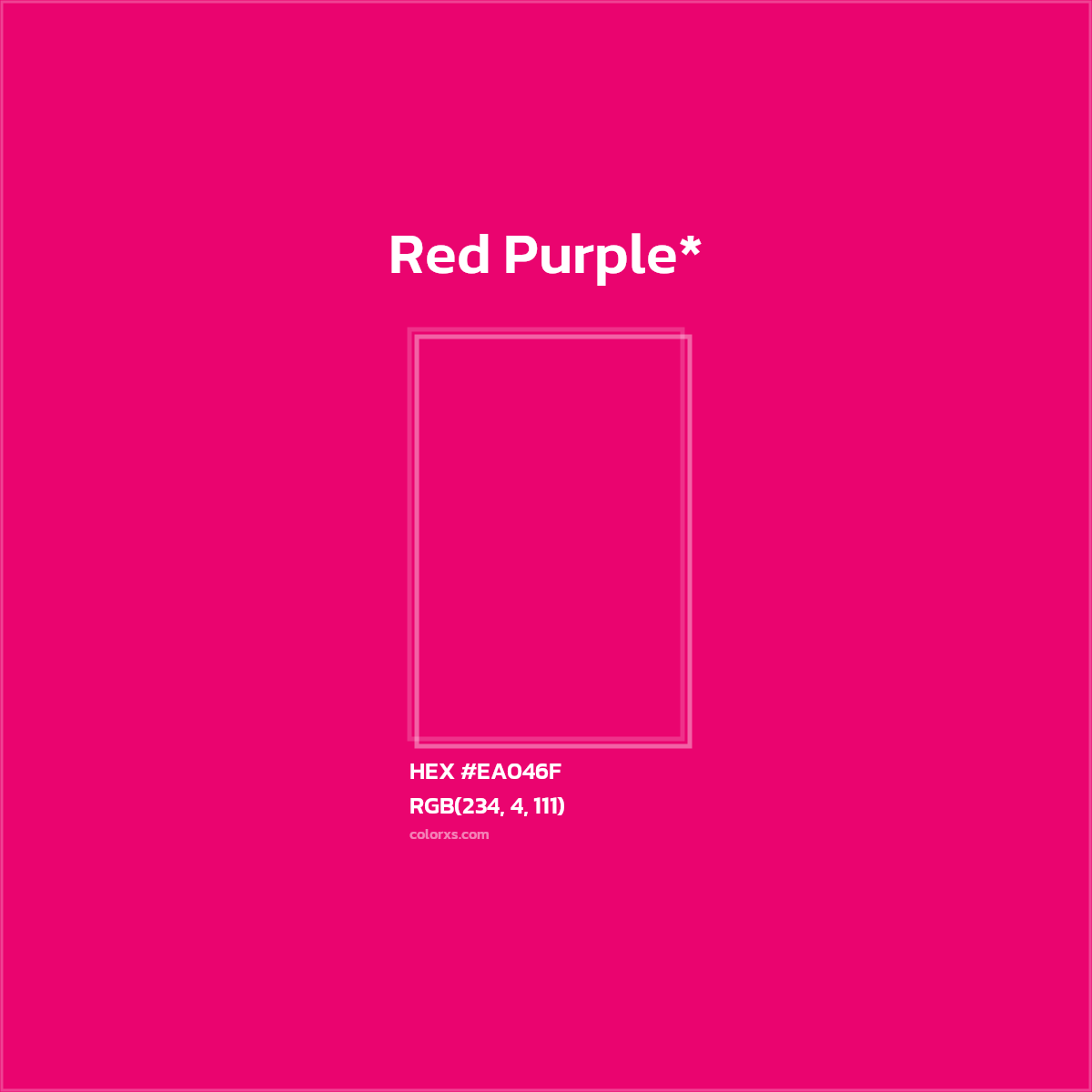 HEX #EA046F Color Name, Color Code, Palettes, Similar Paints, Images
