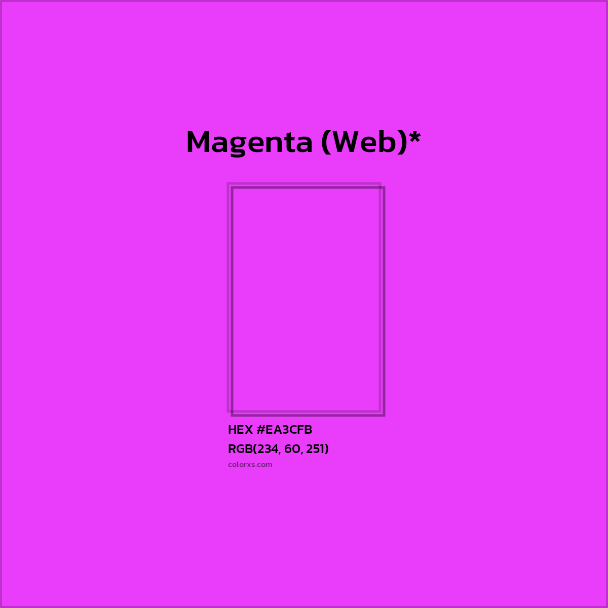 HEX #EA3CFB Color Name, Color Code, Palettes, Similar Paints, Images