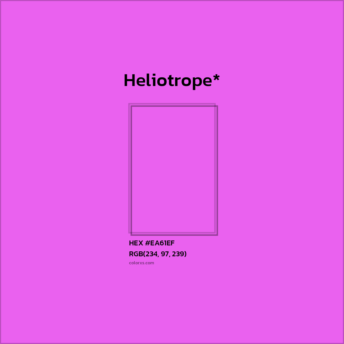 HEX #EA61EF Color Name, Color Code, Palettes, Similar Paints, Images