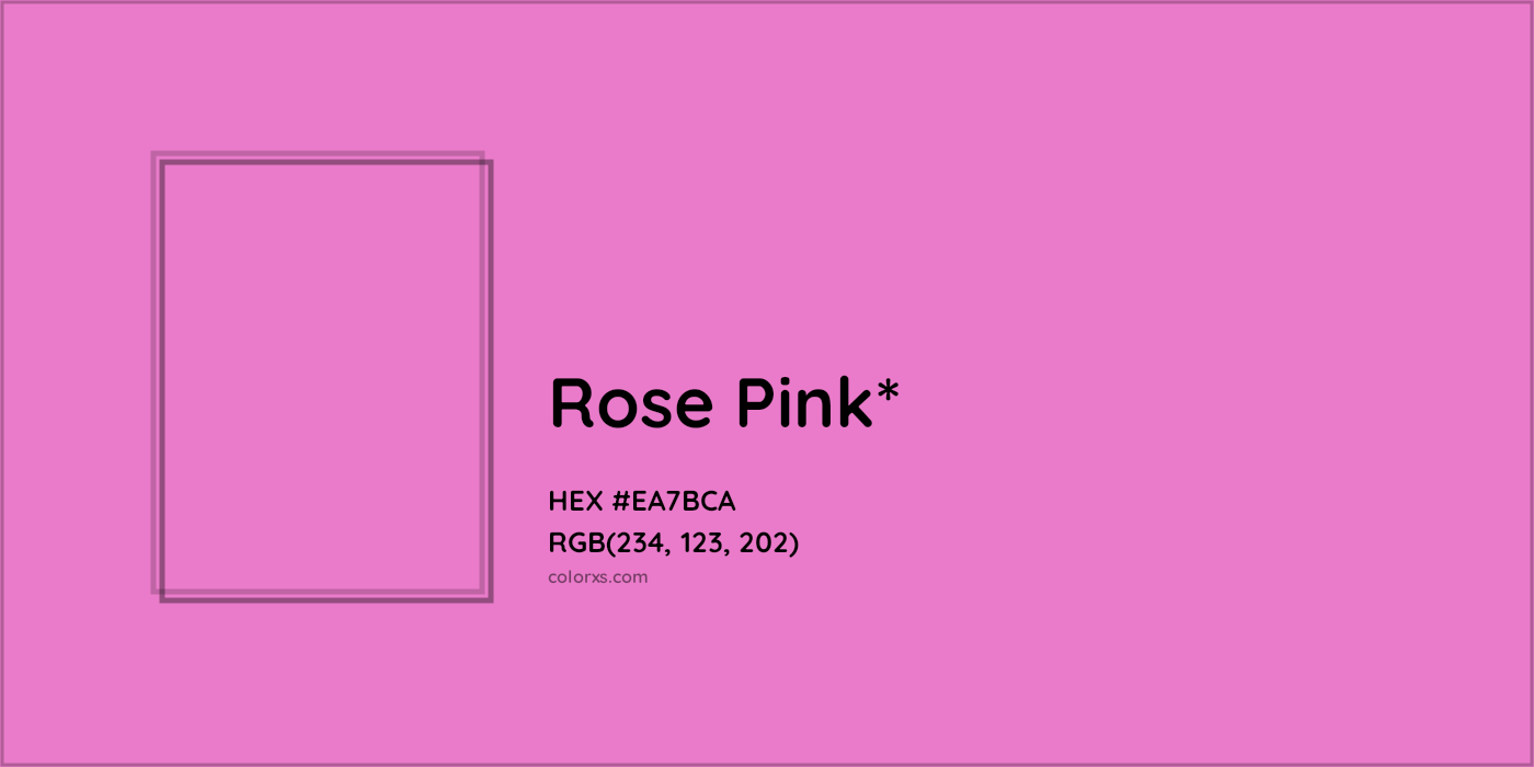 HEX #EA7BCA Color Name, Color Code, Palettes, Similar Paints, Images