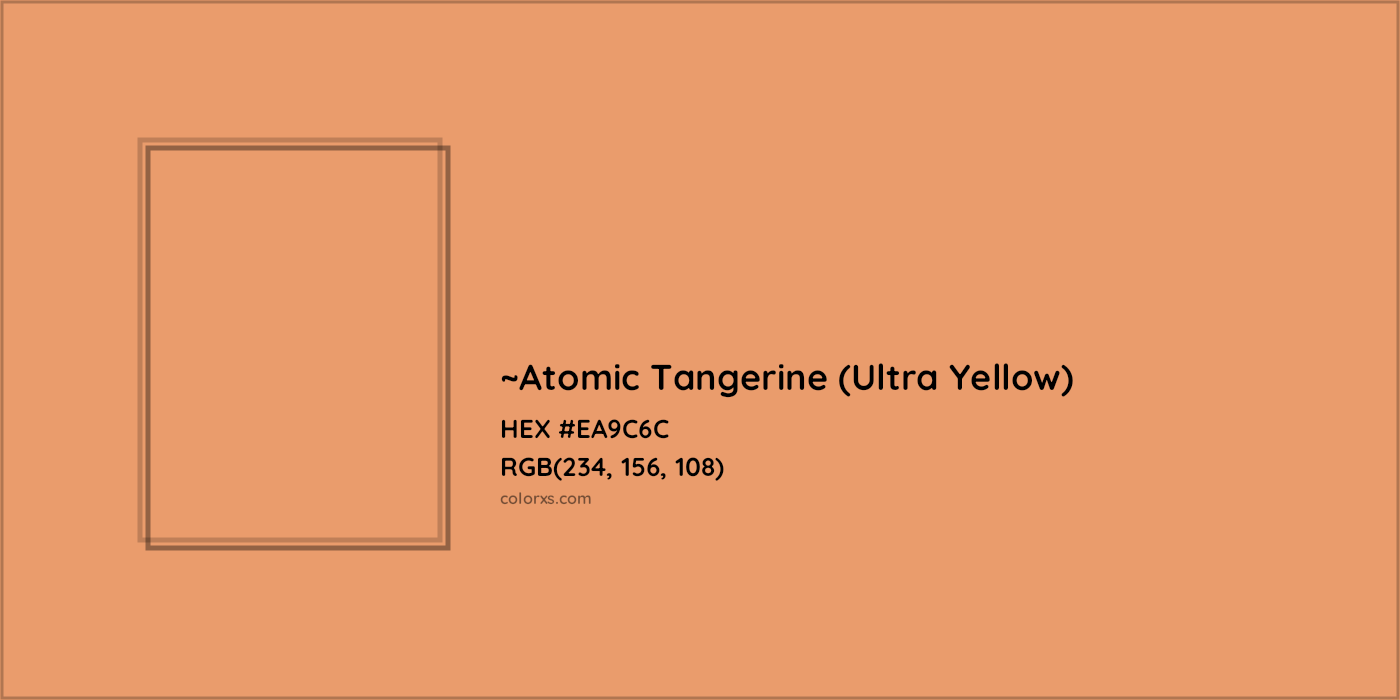 HEX #EA9C6C Color Name, Color Code, Palettes, Similar Paints, Images