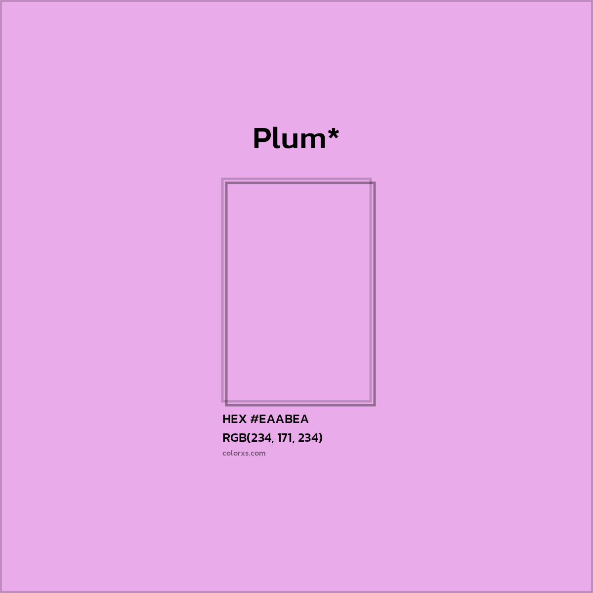 HEX #EAABEA Color Name, Color Code, Palettes, Similar Paints, Images
