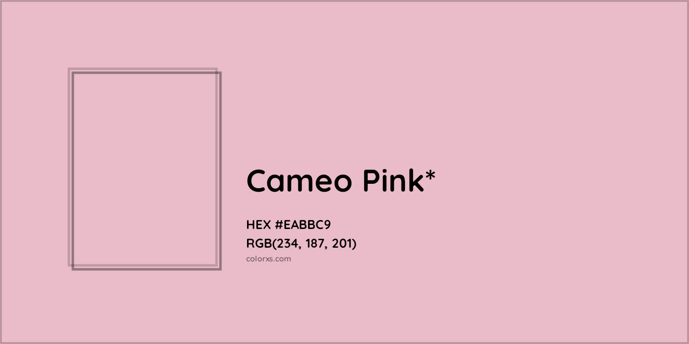 HEX #EABBC9 Color Name, Color Code, Palettes, Similar Paints, Images