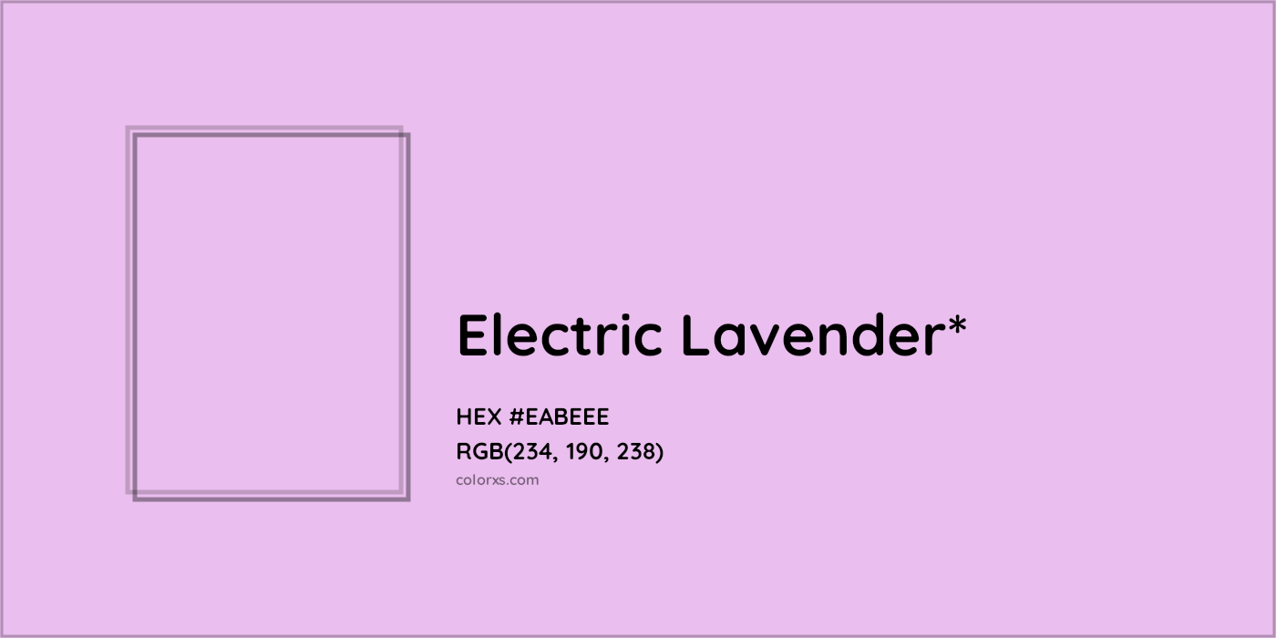 HEX #EABEEE Color Name, Color Code, Palettes, Similar Paints, Images