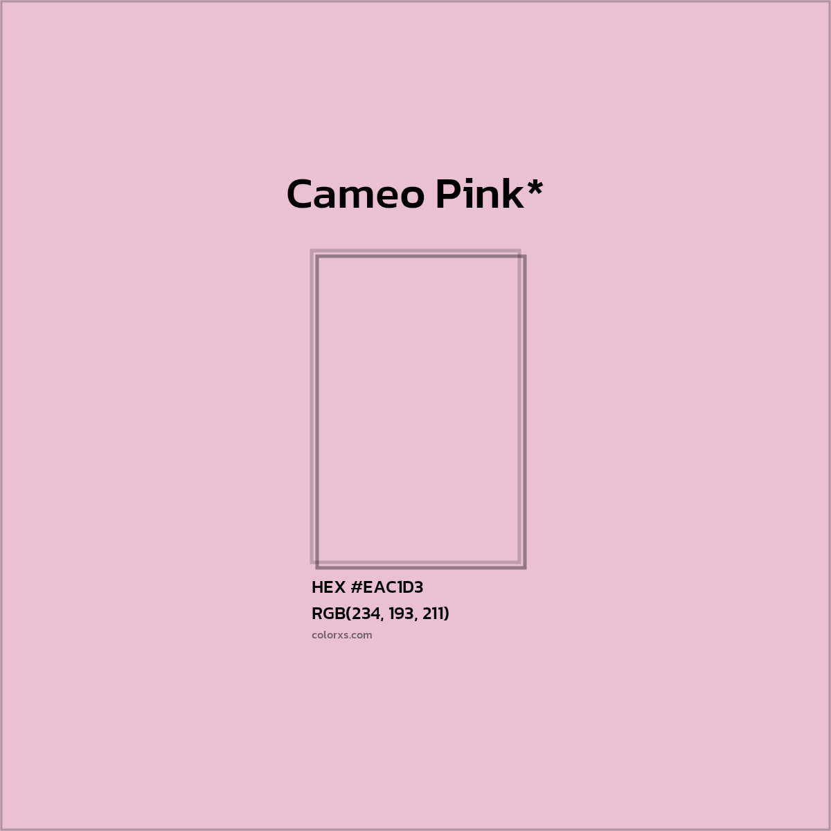 HEX #EAC1D3 Color Name, Color Code, Palettes, Similar Paints, Images