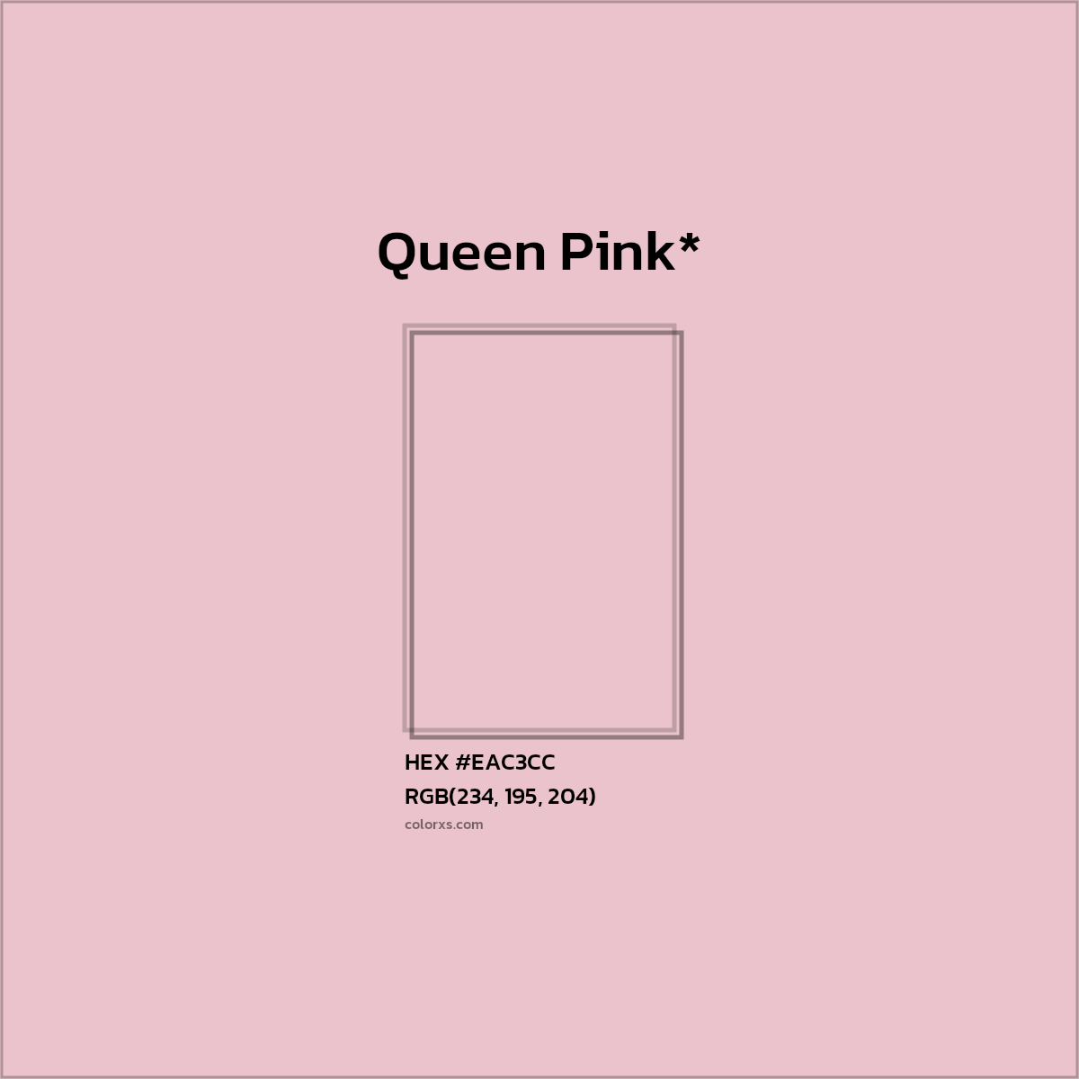 HEX #EAC3CC Color Name, Color Code, Palettes, Similar Paints, Images