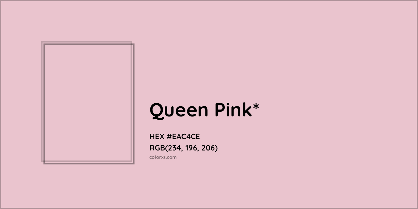 HEX #EAC4CE Color Name, Color Code, Palettes, Similar Paints, Images
