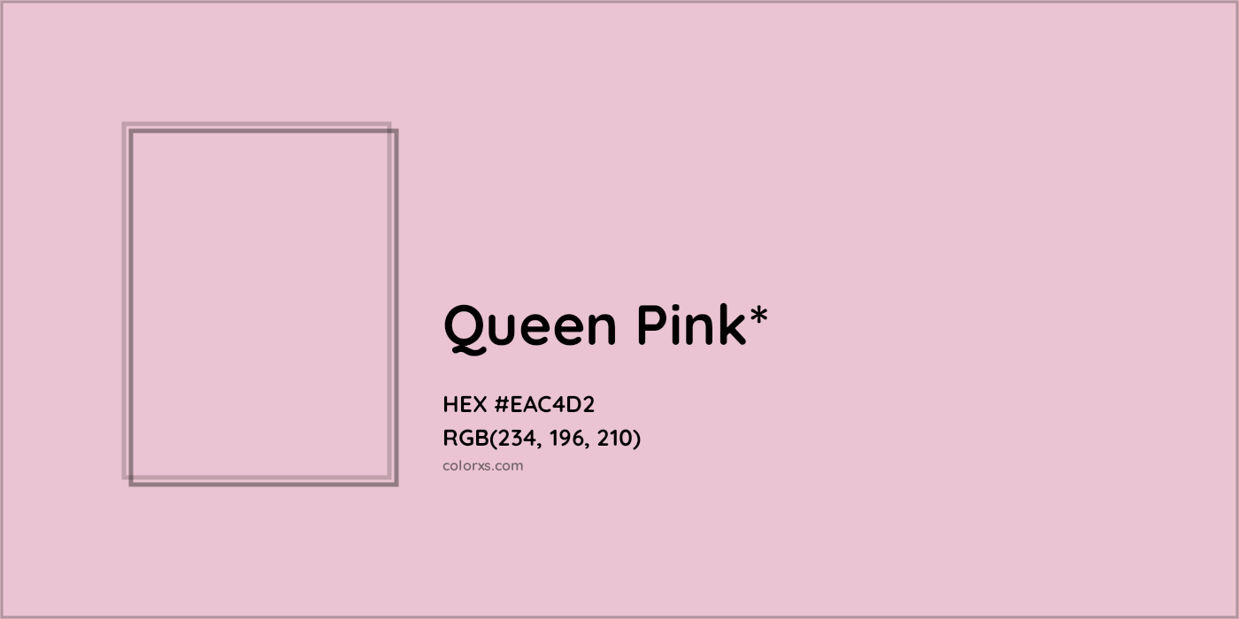 HEX #EAC4D2 Color Name, Color Code, Palettes, Similar Paints, Images