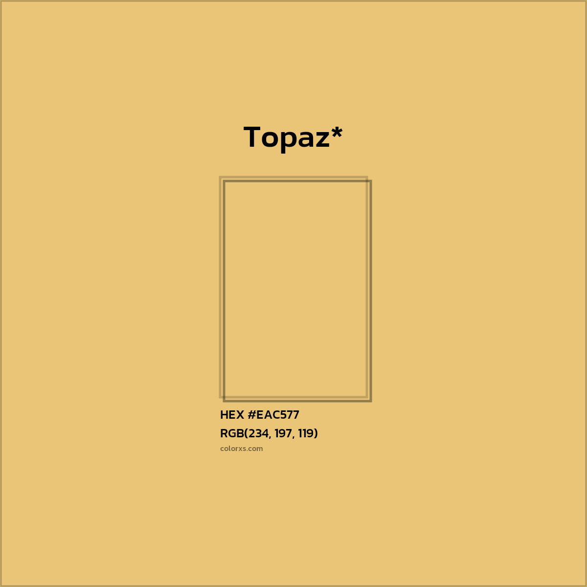 HEX #EAC577 Color Name, Color Code, Palettes, Similar Paints, Images