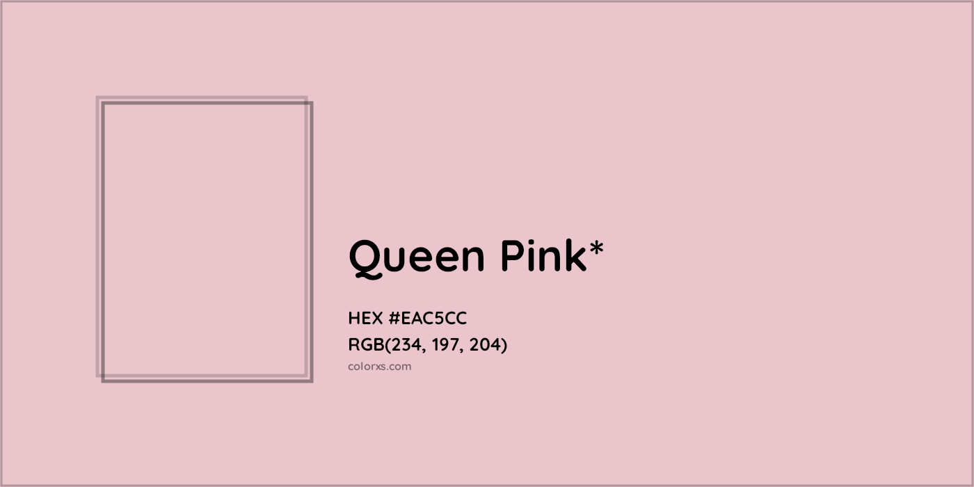 HEX #EAC5CC Color Name, Color Code, Palettes, Similar Paints, Images
