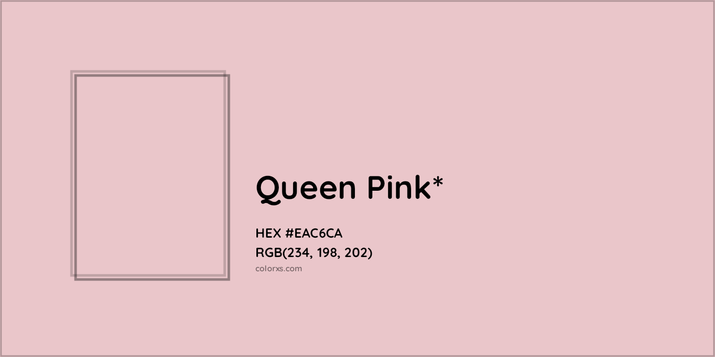 HEX #EAC6CA Color Name, Color Code, Palettes, Similar Paints, Images