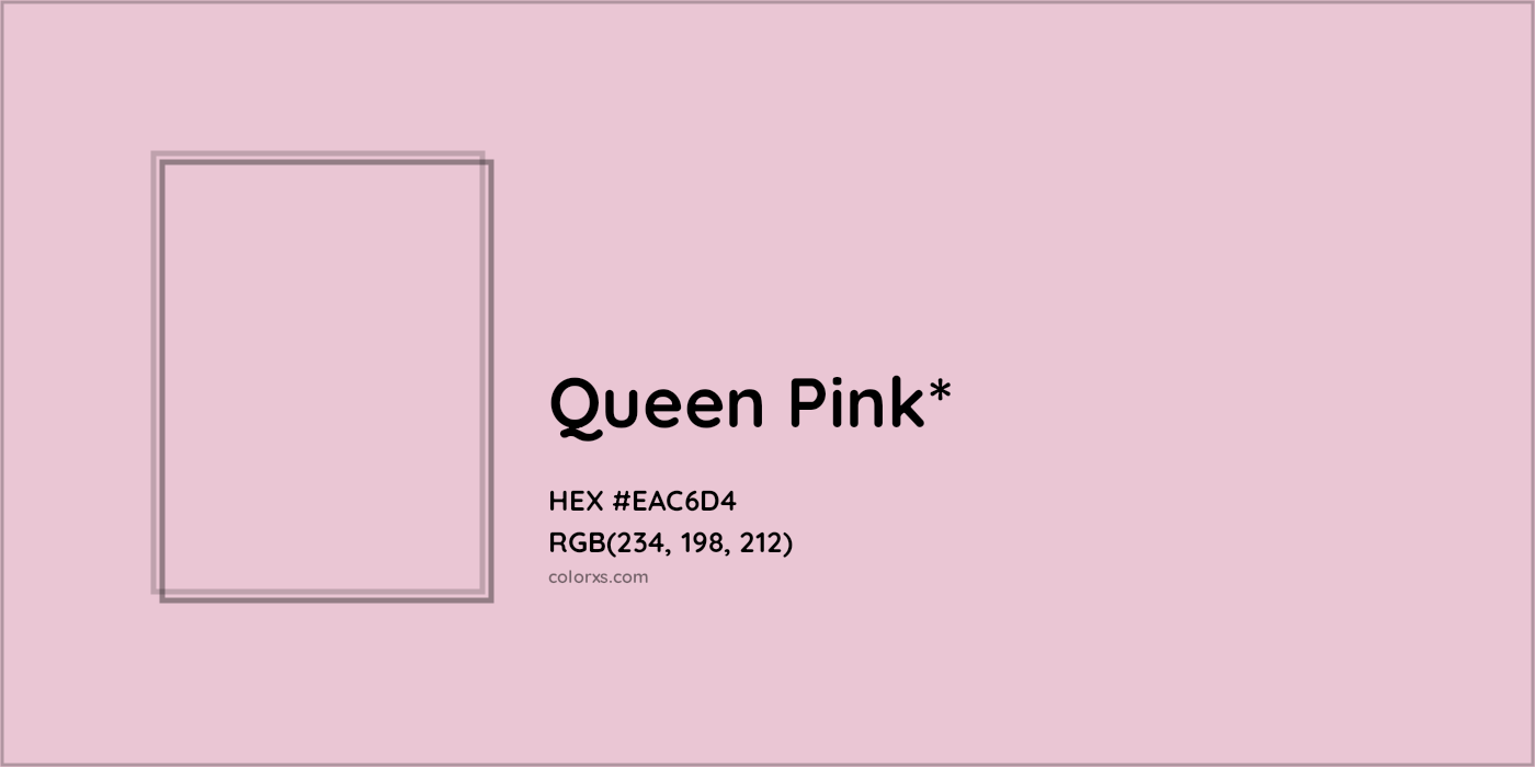 HEX #EAC6D4 Color Name, Color Code, Palettes, Similar Paints, Images