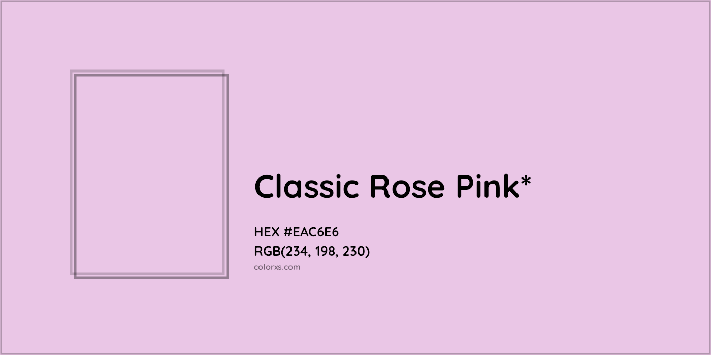 HEX #EAC6E6 Color Name, Color Code, Palettes, Similar Paints, Images