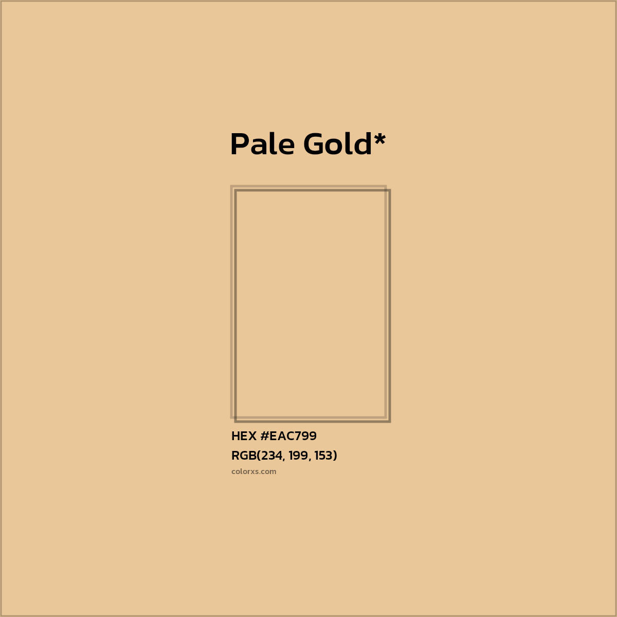 HEX #EAC799 Color Name, Color Code, Palettes, Similar Paints, Images