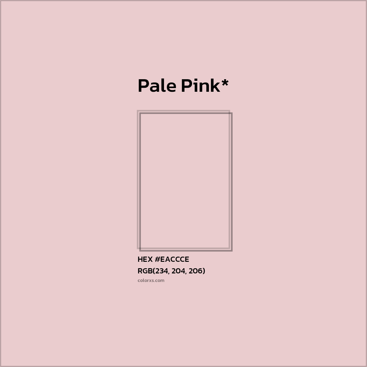 HEX #EACCCE Color Name, Color Code, Palettes, Similar Paints, Images