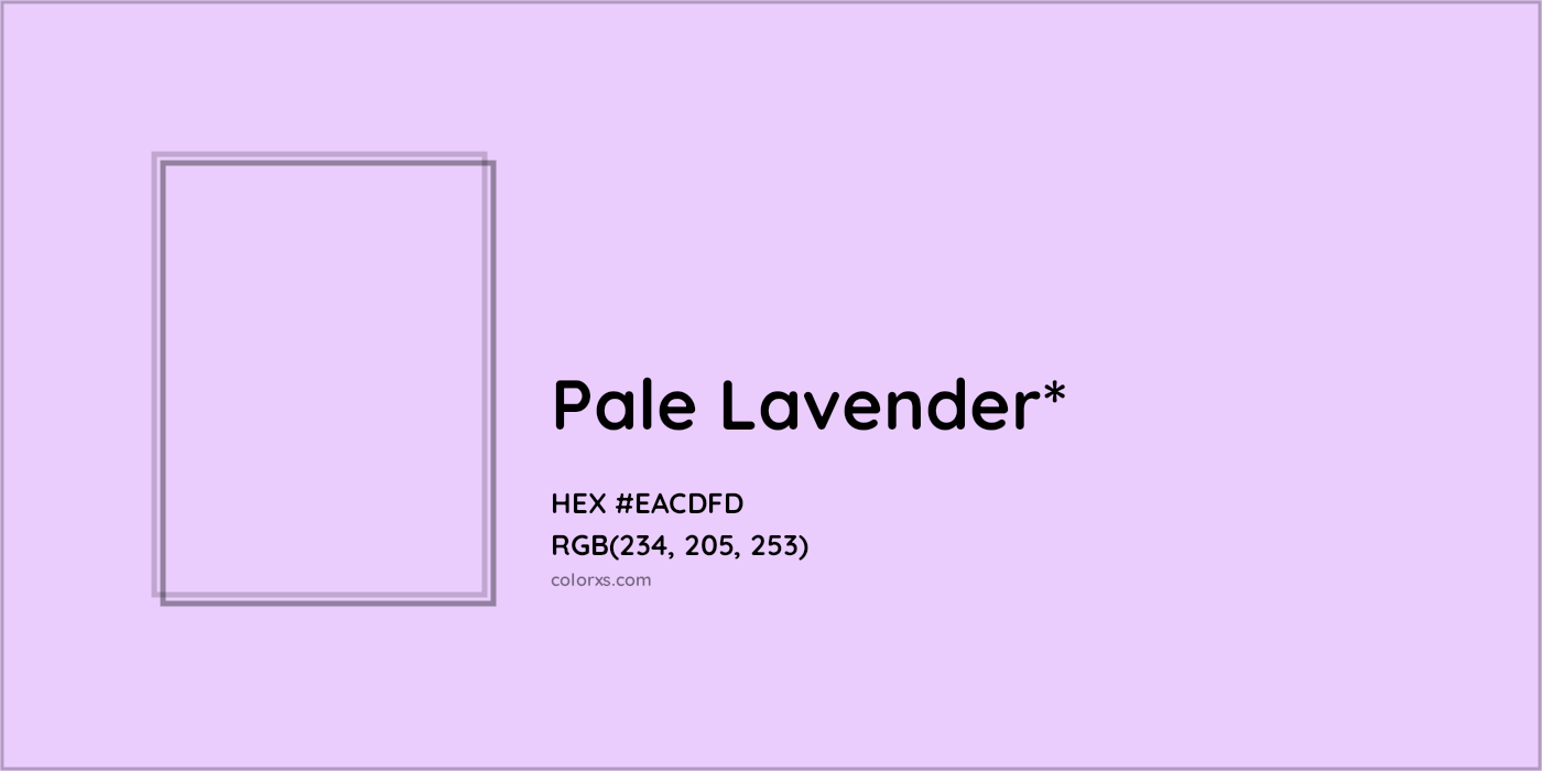 HEX #EACDFD Color Name, Color Code, Palettes, Similar Paints, Images