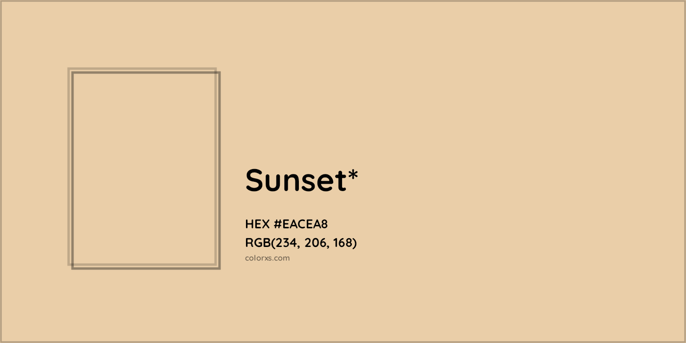 HEX #EACEA8 Color Name, Color Code, Palettes, Similar Paints, Images