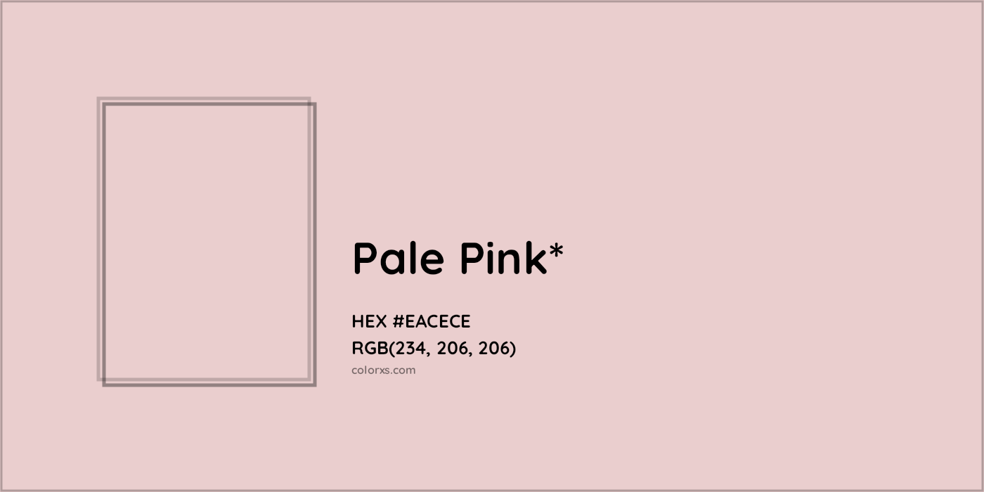 HEX #EACECE Color Name, Color Code, Palettes, Similar Paints, Images