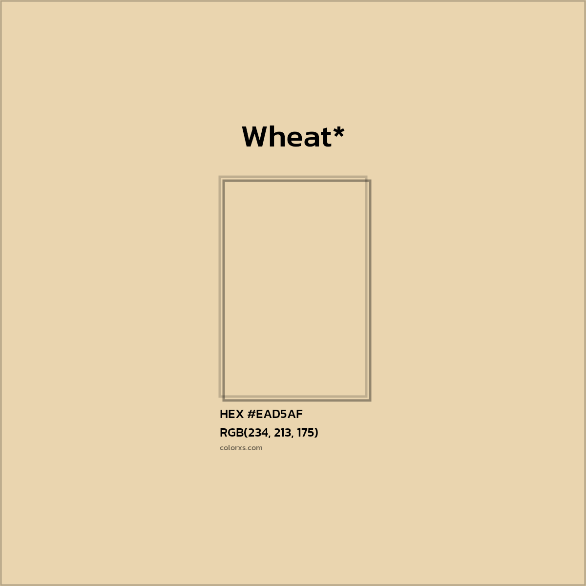 HEX #EAD5AF Color Name, Color Code, Palettes, Similar Paints, Images