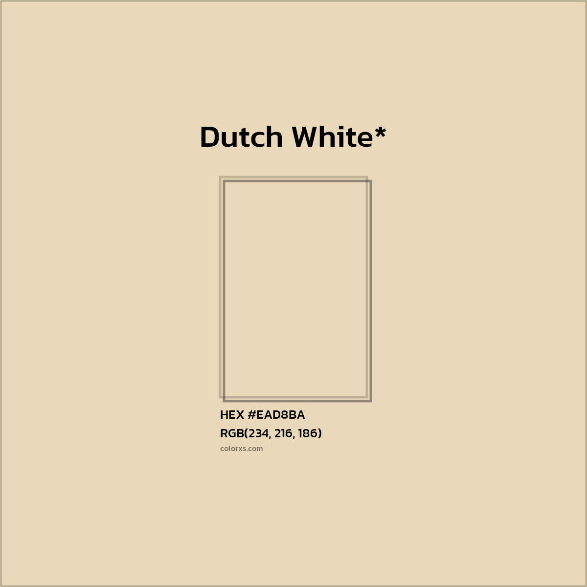HEX #EAD8BA Color Name, Color Code, Palettes, Similar Paints, Images