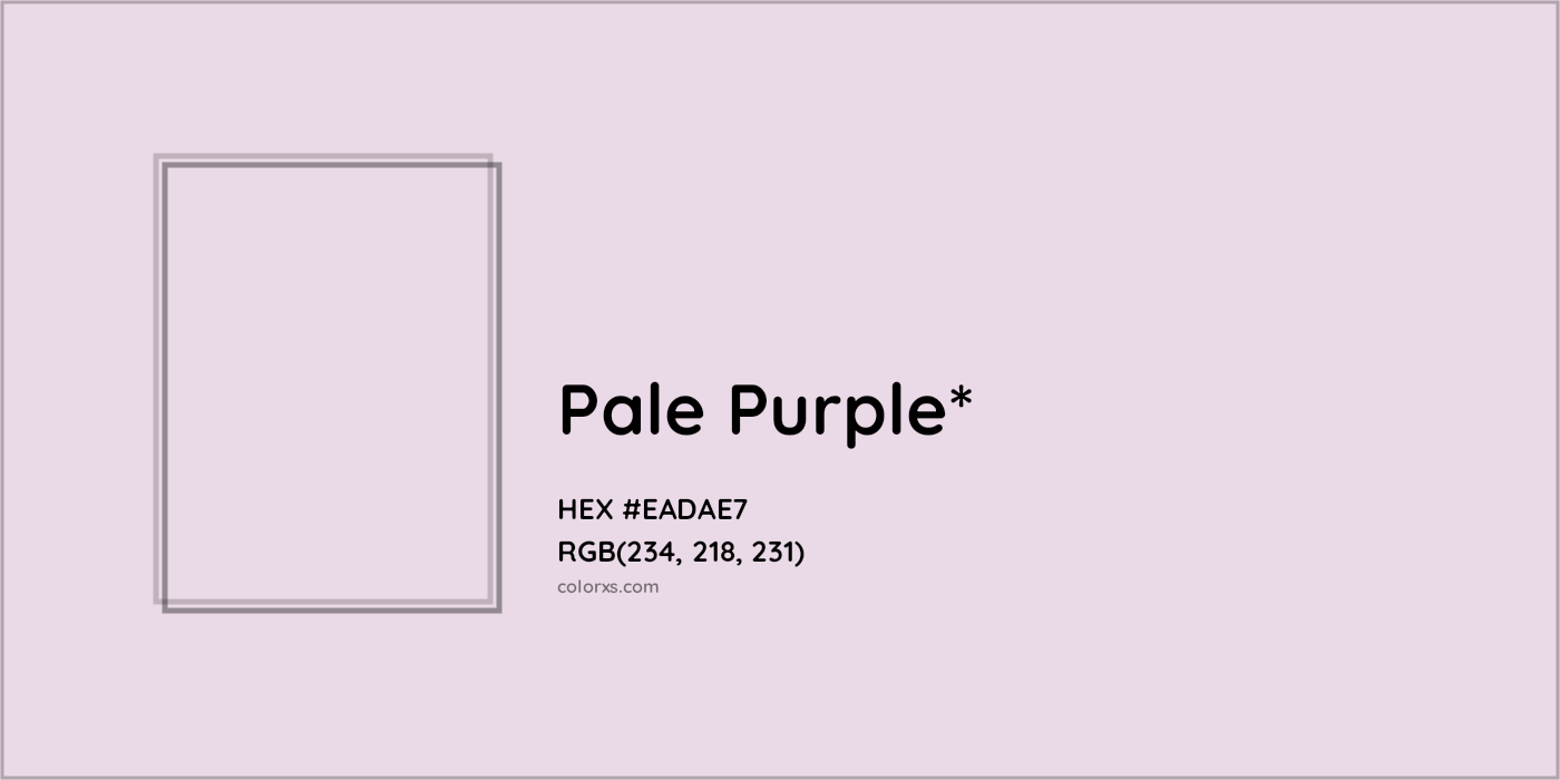 HEX #EADAE7 Color Name, Color Code, Palettes, Similar Paints, Images