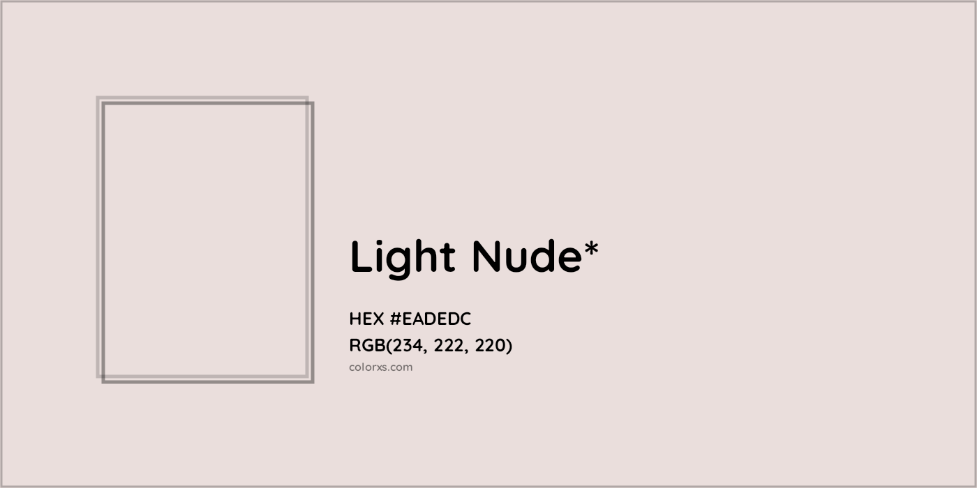 HEX #EADEDC Color Name, Color Code, Palettes, Similar Paints, Images