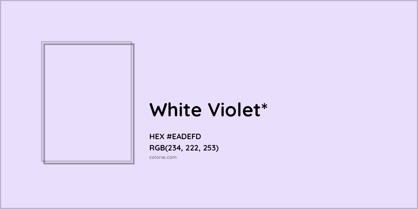 HEX #EADEFD Color Name, Color Code, Palettes, Similar Paints, Images