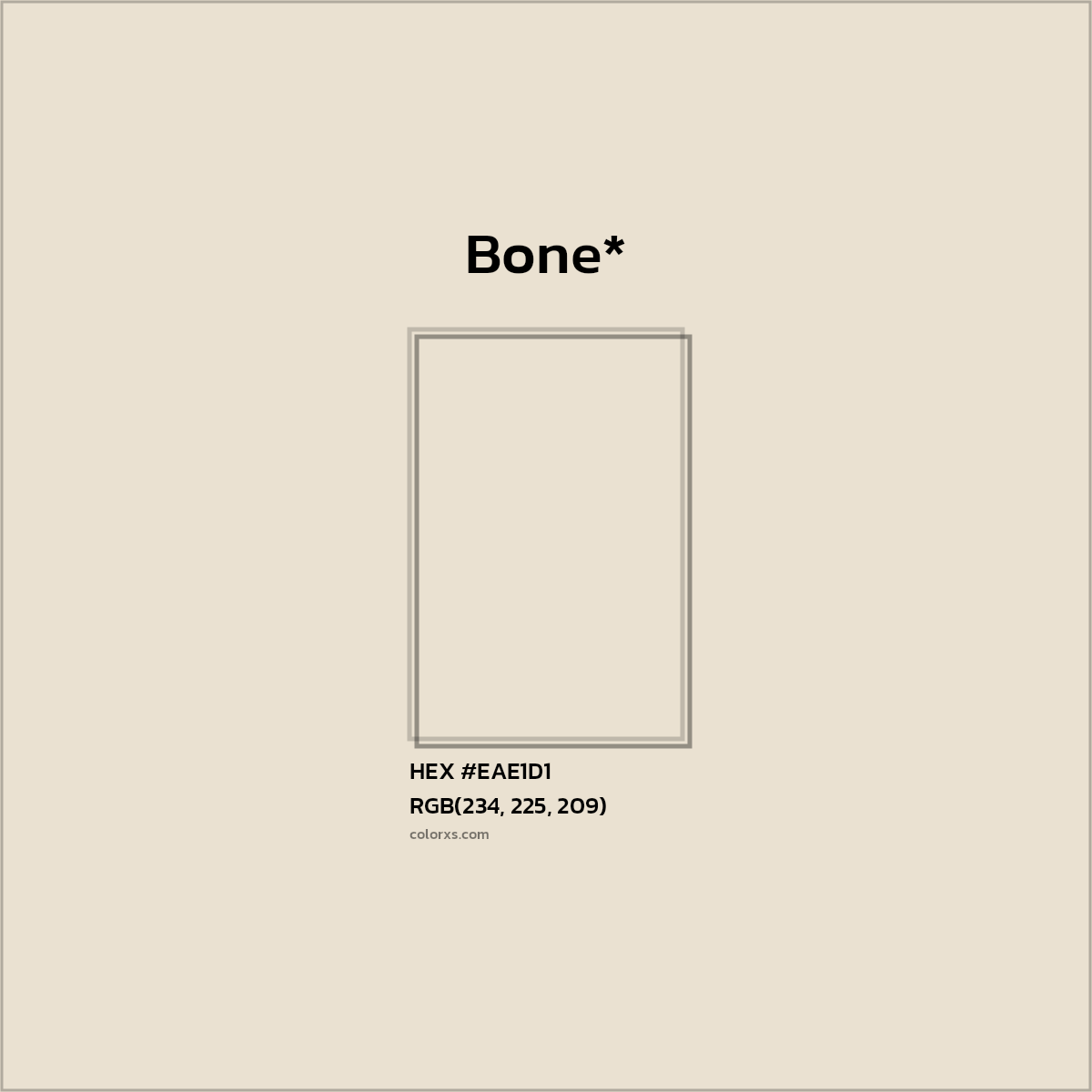 HEX #EAE1D1 Color Name, Color Code, Palettes, Similar Paints, Images