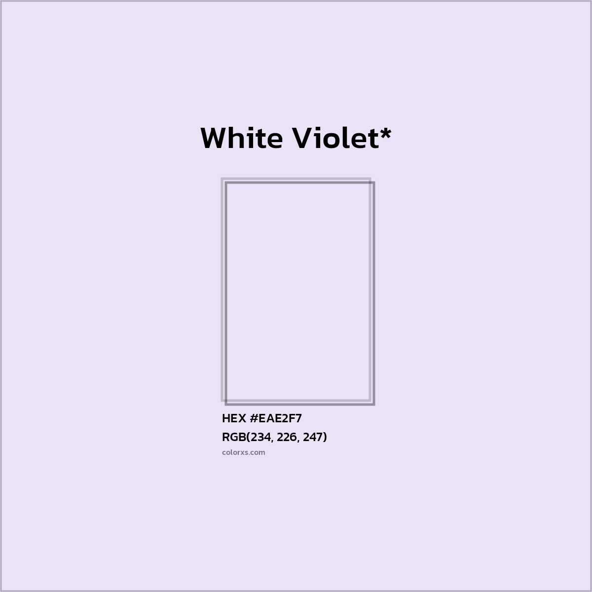 HEX #EAE2F7 Color Name, Color Code, Palettes, Similar Paints, Images