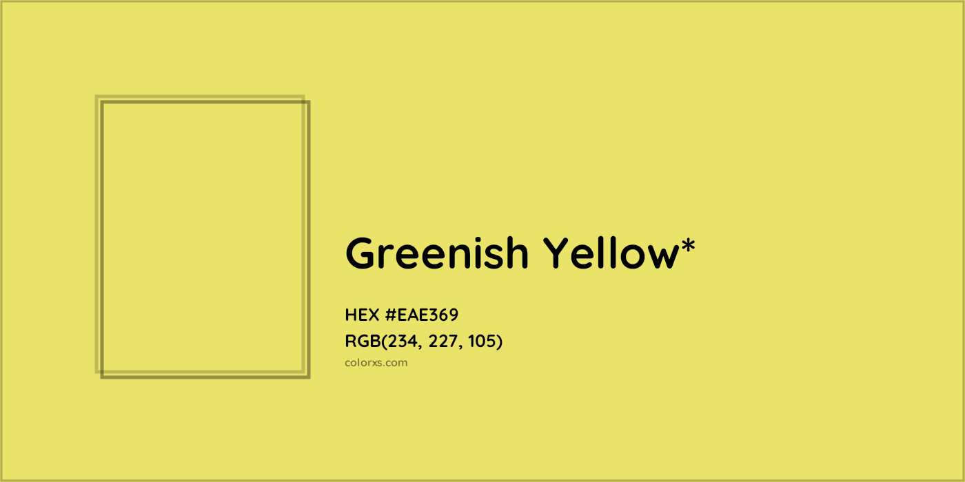 HEX #EAE369 Color Name, Color Code, Palettes, Similar Paints, Images