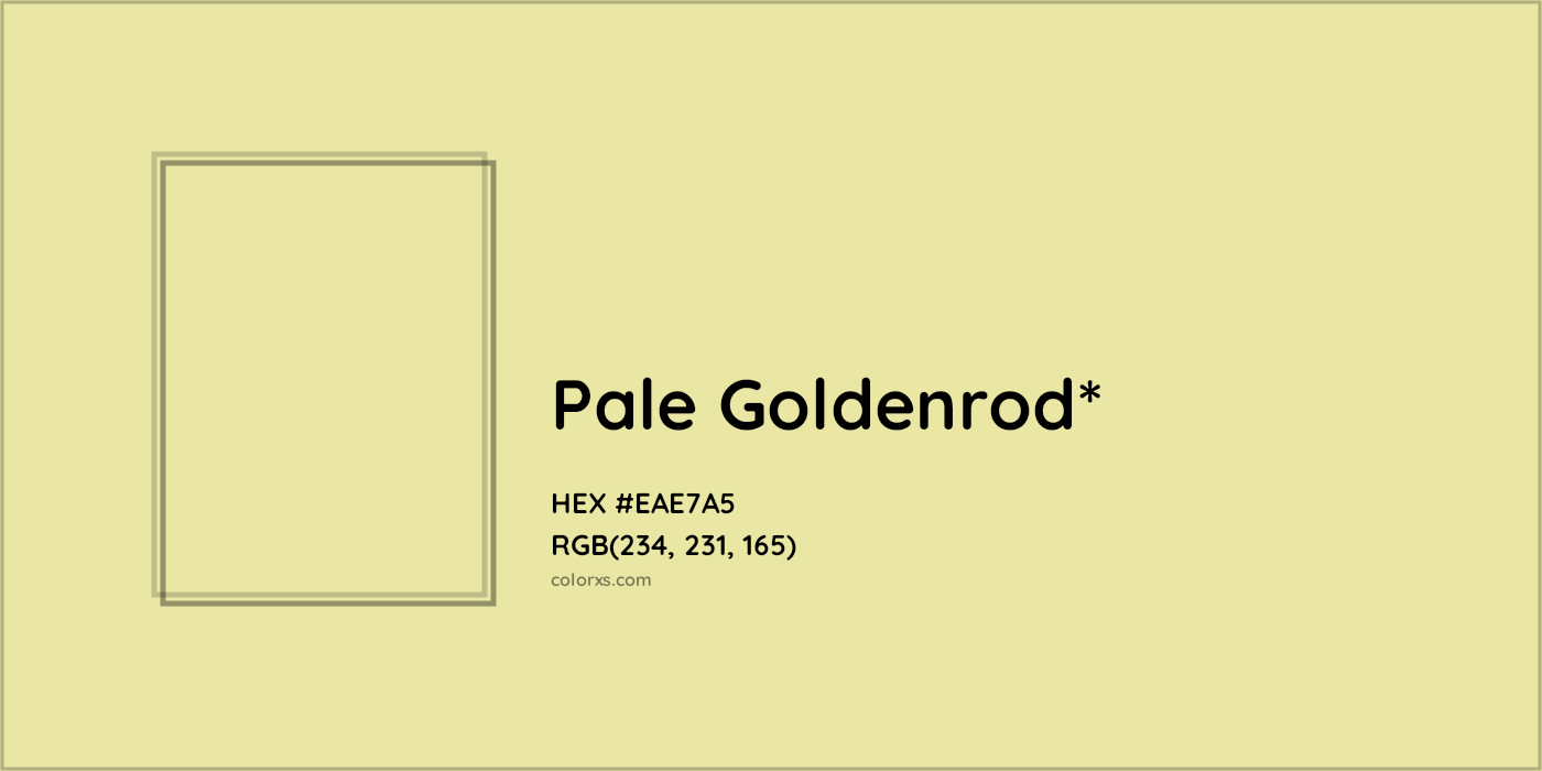 HEX #EAE7A5 Color Name, Color Code, Palettes, Similar Paints, Images