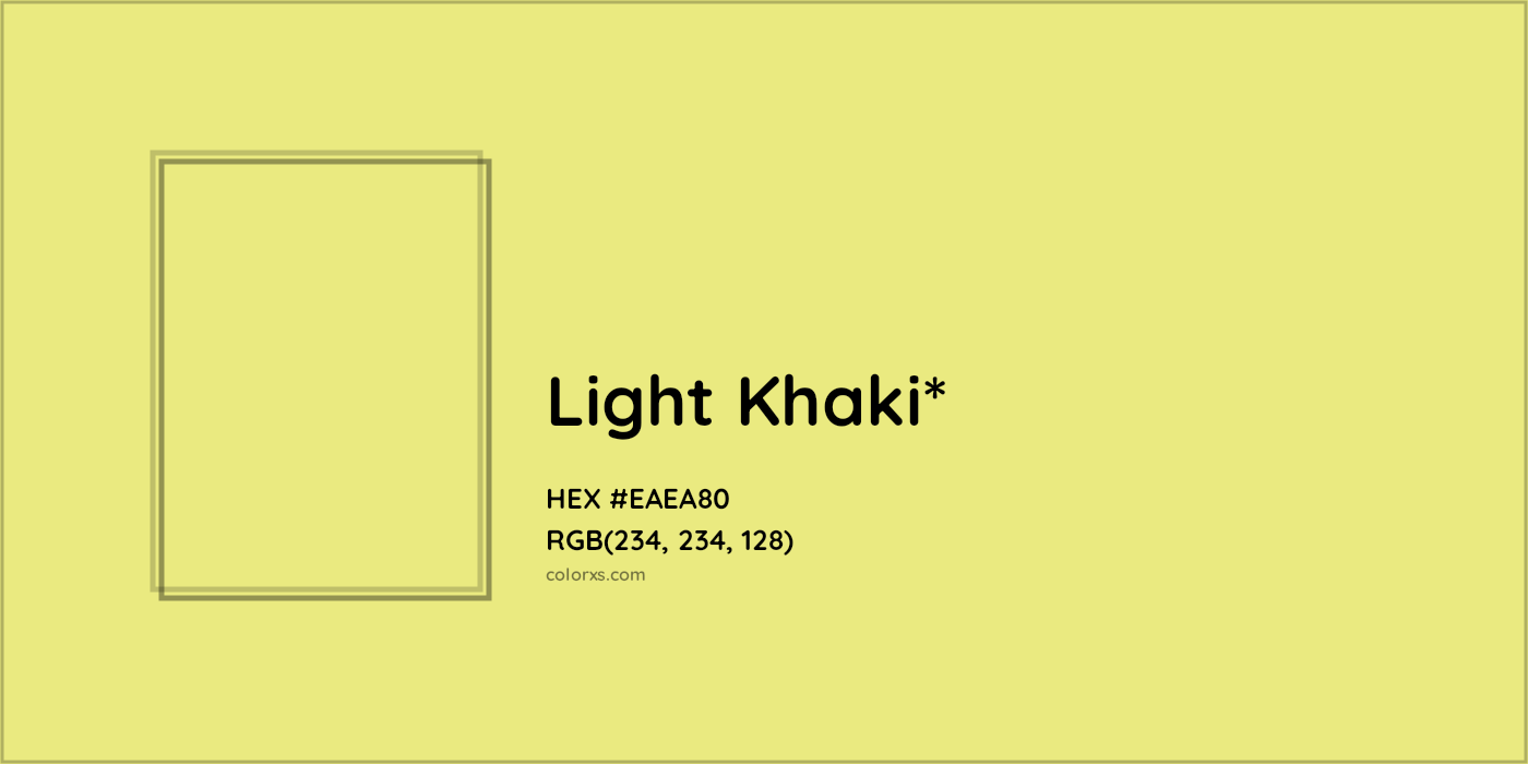 HEX #EAEA80 Color Name, Color Code, Palettes, Similar Paints, Images