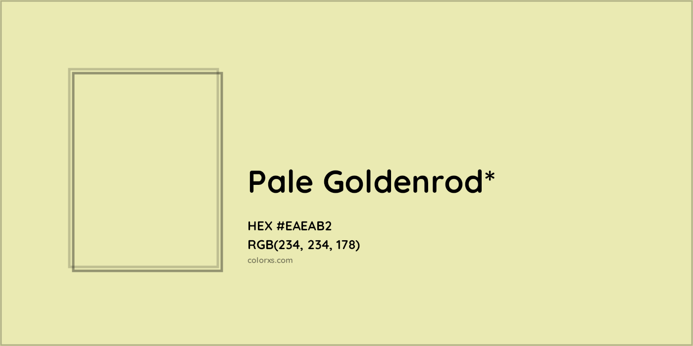 HEX #EAEAB2 Color Name, Color Code, Palettes, Similar Paints, Images