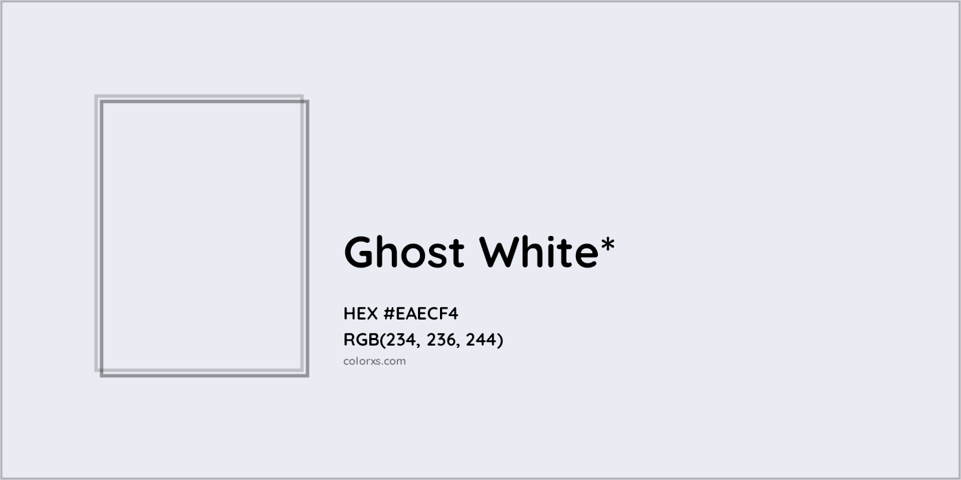 HEX #EAECF4 Color Name, Color Code, Palettes, Similar Paints, Images