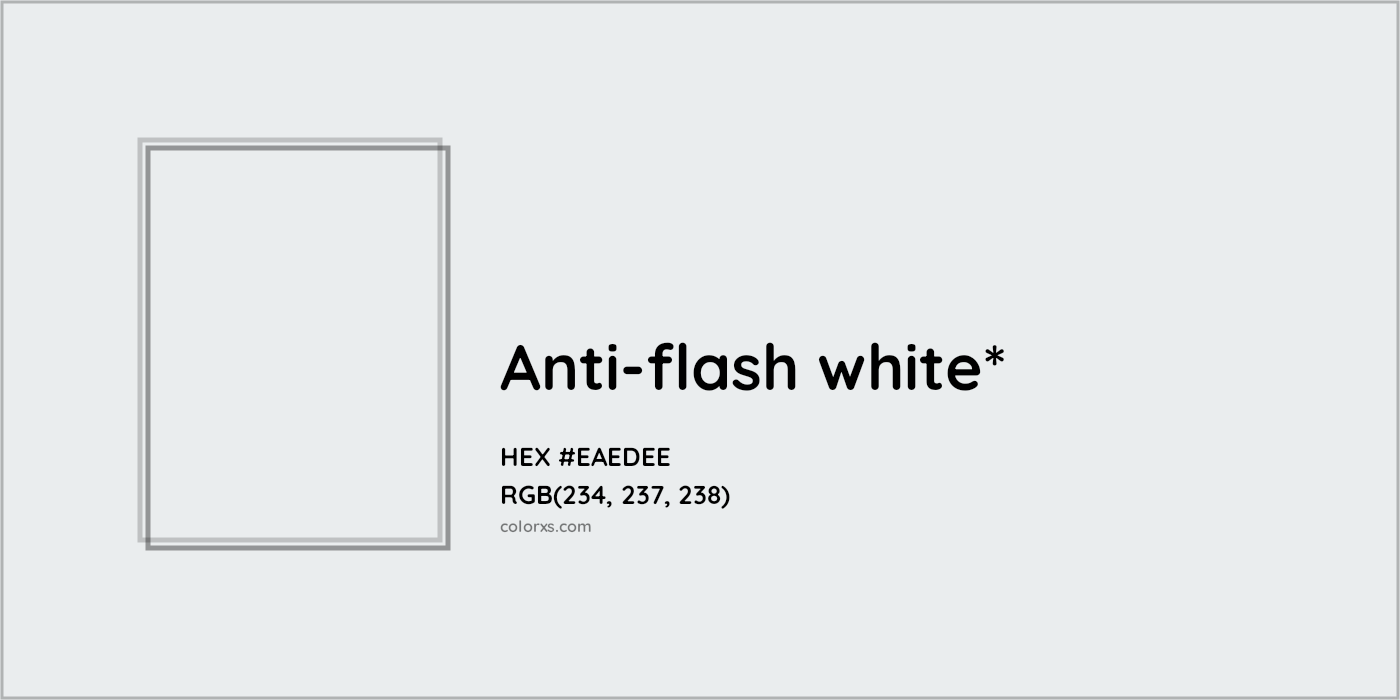 HEX #EAEDEE Color Name, Color Code, Palettes, Similar Paints, Images