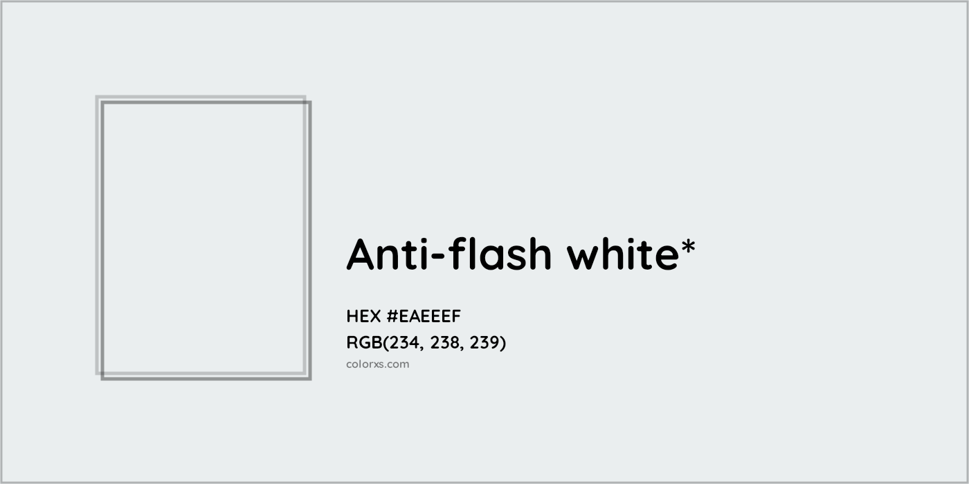 HEX #EAEEEF Color Name, Color Code, Palettes, Similar Paints, Images